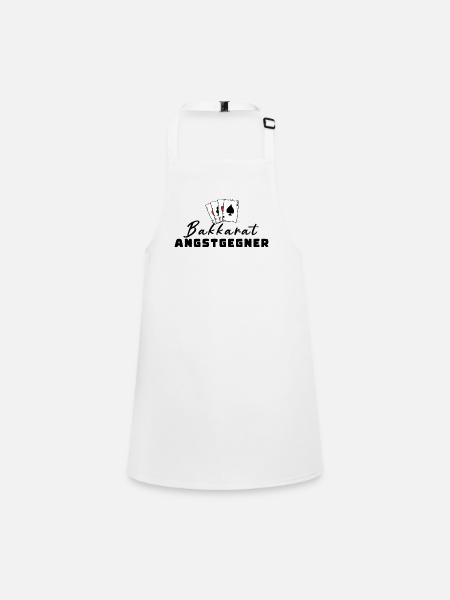 Baccarat Fear Opponent - Children's Apron - white - Front
