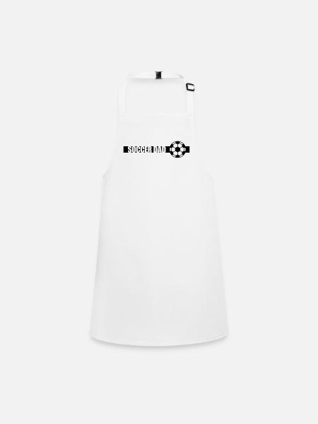 Stripe Soccer Dad Logo - Tablier Enfant - blanc - Devant