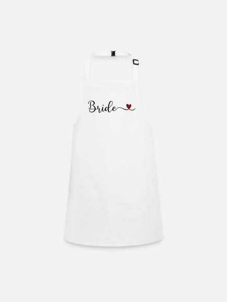Bride - Children's Apron - white - Front