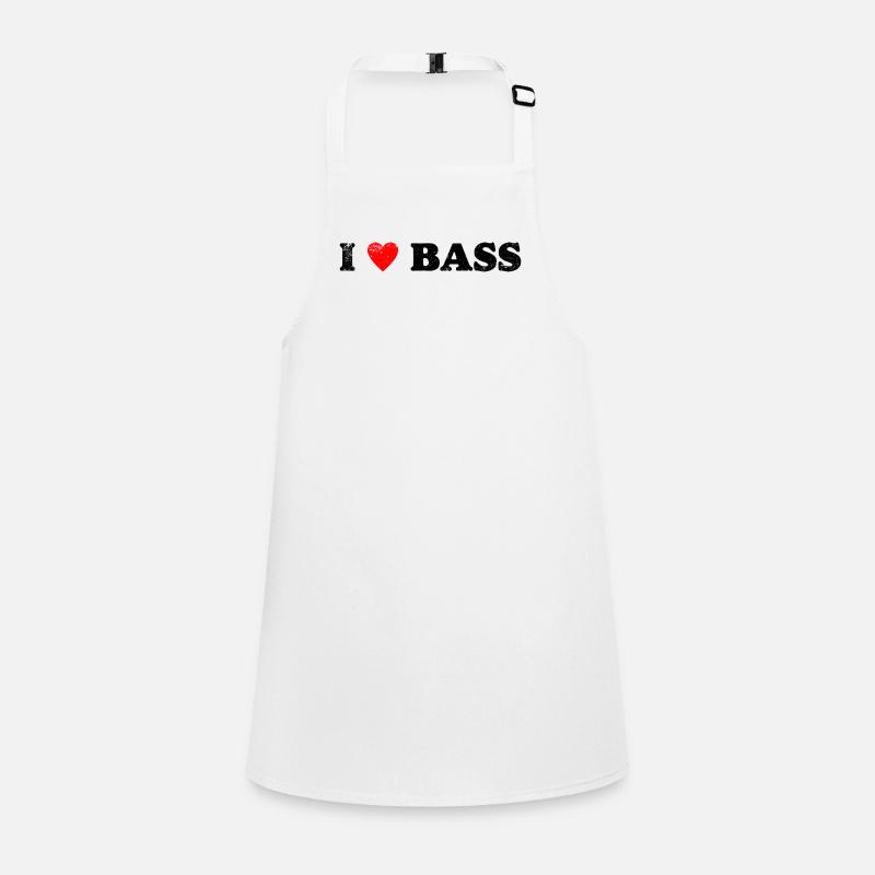 J’aime la basse Tablier Enfant