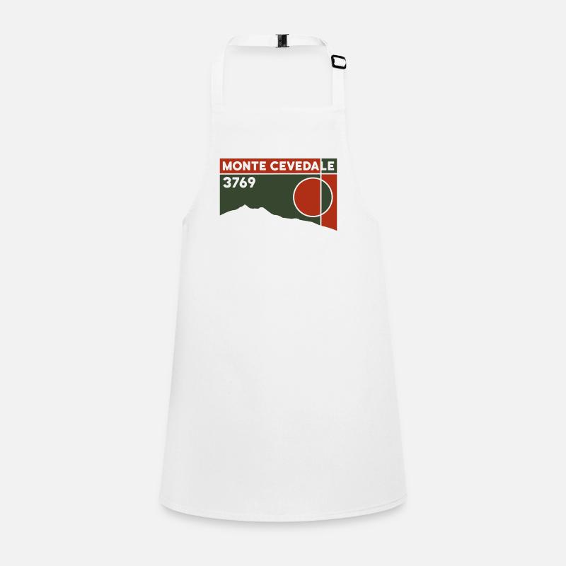 Monte Cevedale Ortler Alps High Altitude Ski Touring Altitude Children's Apron