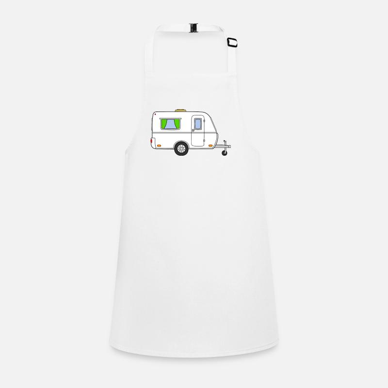 Caravan White (modern version) Children's Apron