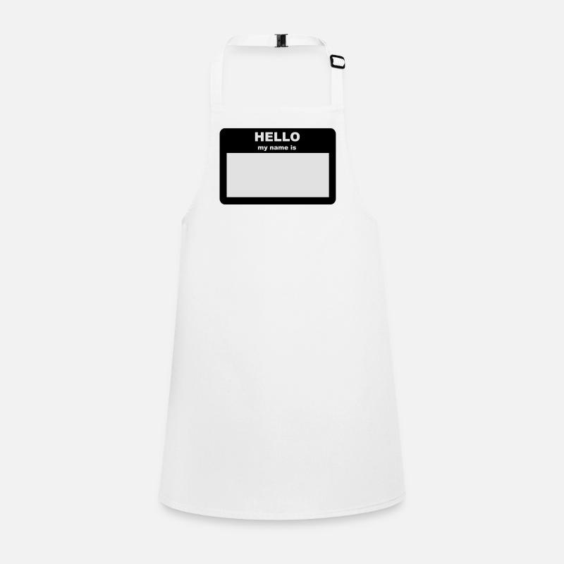 Name tag - HELLO my name is Children's Apron