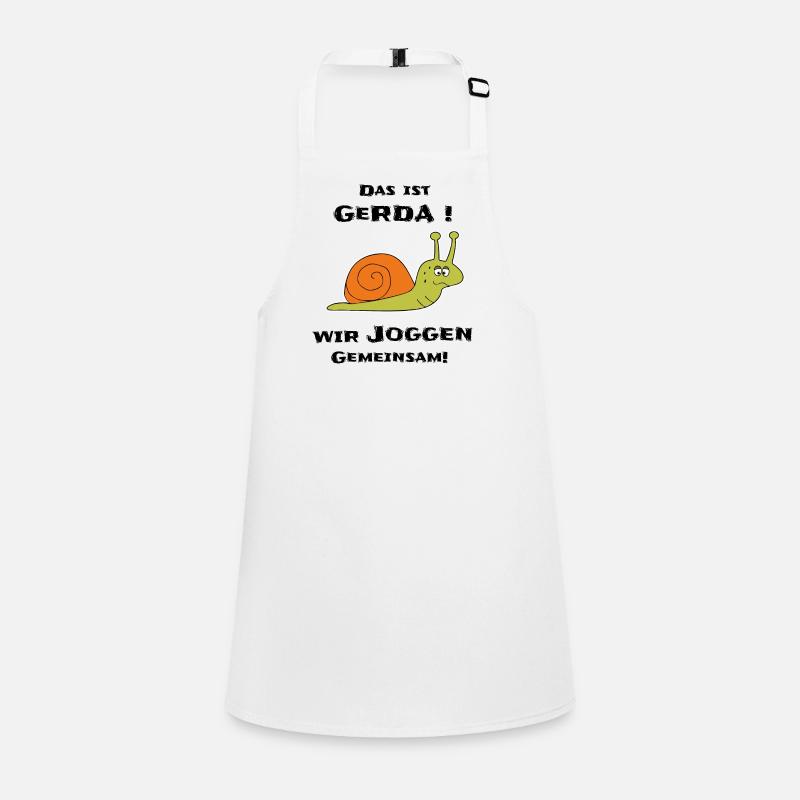 Jogging Sport Escargot Drôle Gerda Tablier Enfant
