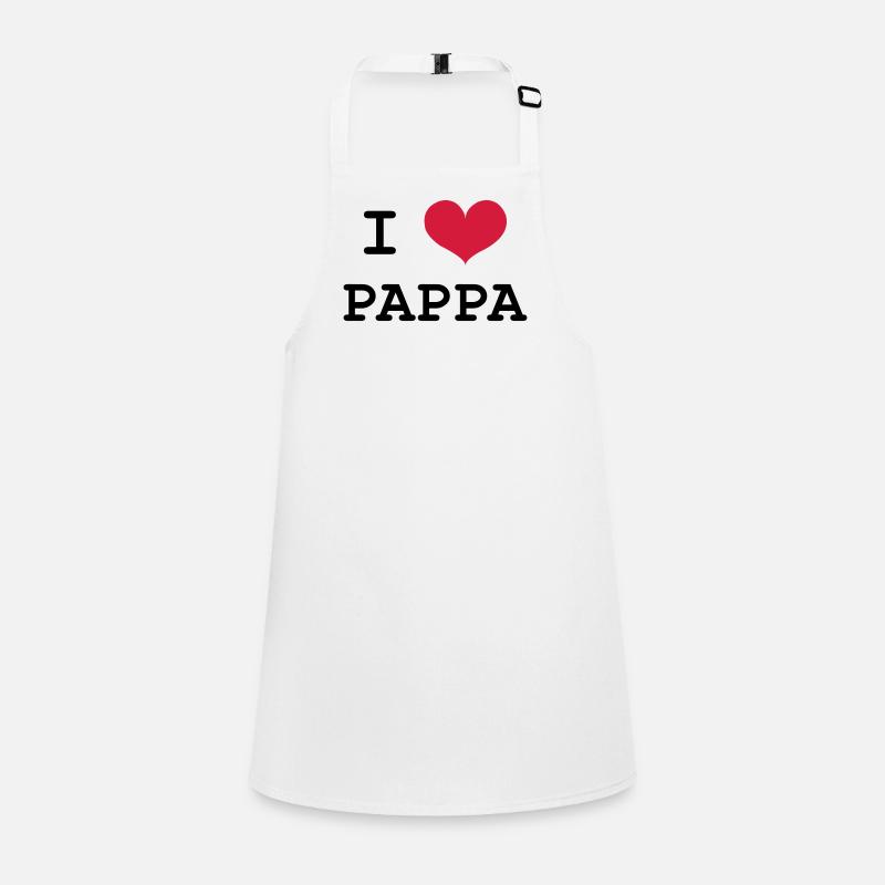 I Love Pappa Schürze für Kinder