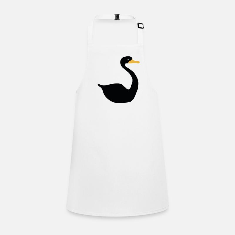 Black Swan Schwarzer Schwan Schürze für Kinder