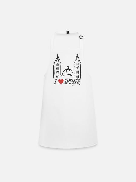 I love Speyer, Speyer, Speyer Dom, gift - Children's Apron - white - Front