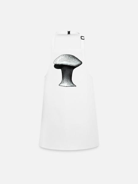 Mushroom Mushrooms Poisonous Mushrooms Mycology Earthy Natural 7 - Children's Apron - white - Front
