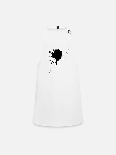 Splashes of color - Children's Apron - white - Front