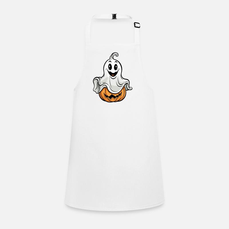 Fantôme et Citrouille Halloween Tablier Enfant