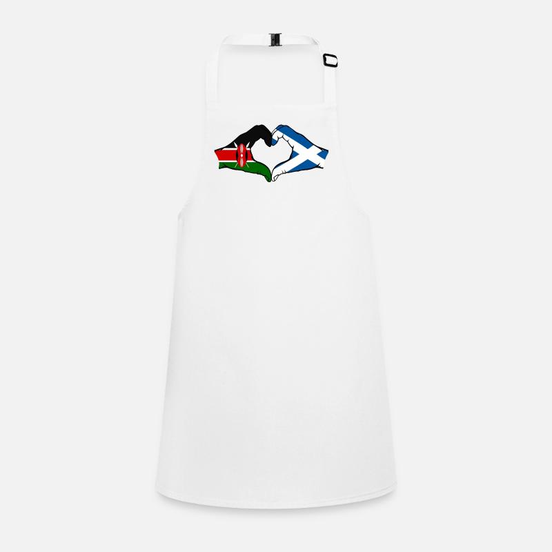 Kenya Ecosse mains en forme de coeur Tablier Enfant
