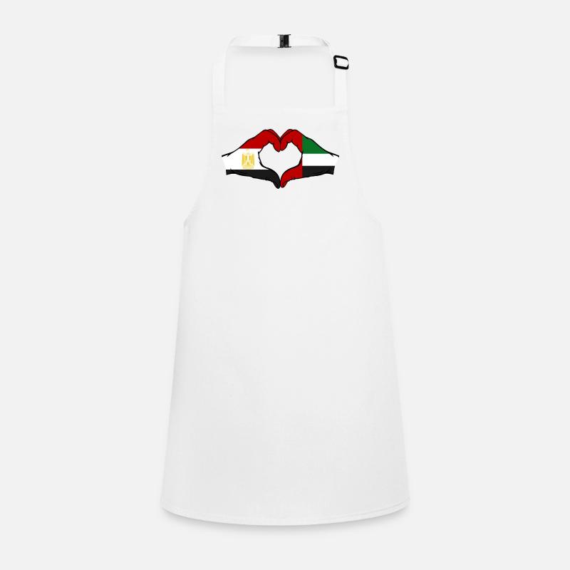 Égypte Émirats arabes unis Drapeau Tablier Enfant