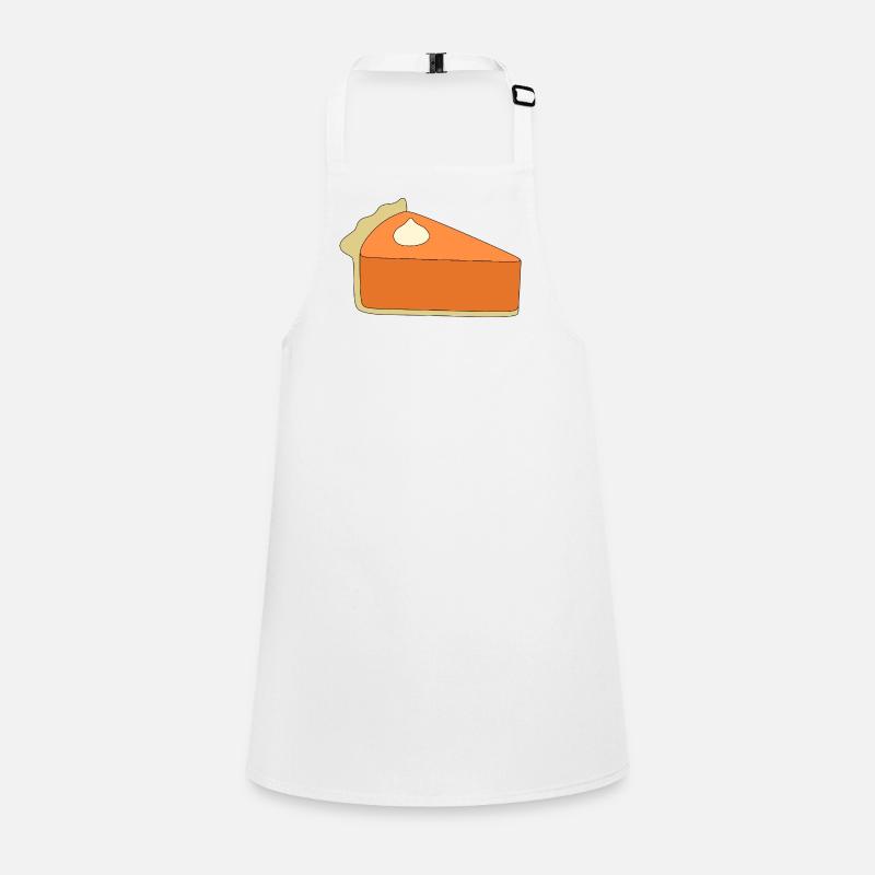 Pumpkin Pie Slice Illustration Children's Apron