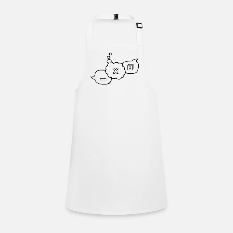 Computer speech bubbles Children's Apron