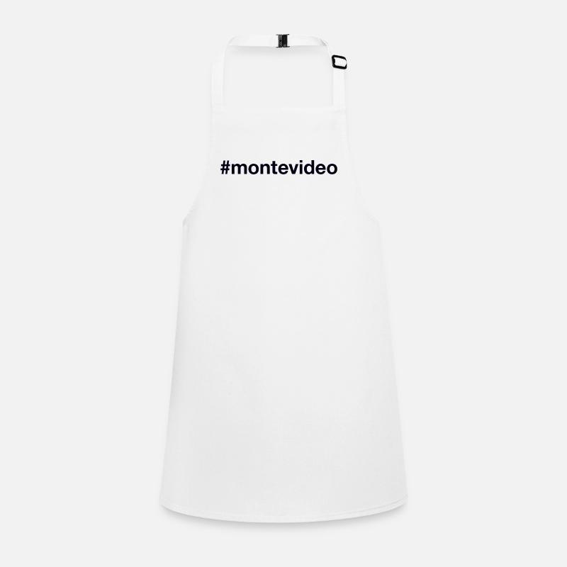 MONTEVIDEO Hashtag Schürze für Kinder