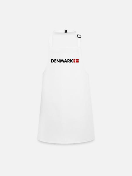 Denmark - Children's Apron - white - Front