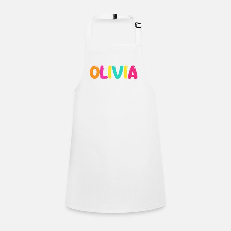 Name - Olivia Schürze für Kinder