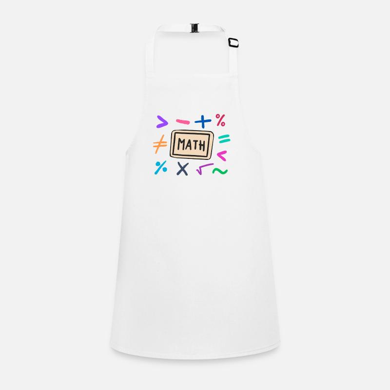 Math symbols for Students and Parents Children's Apron