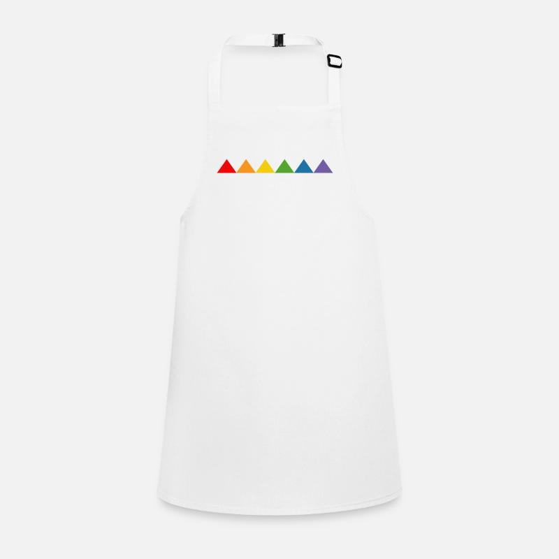 Regenbogen triangle Schürze für Kinder