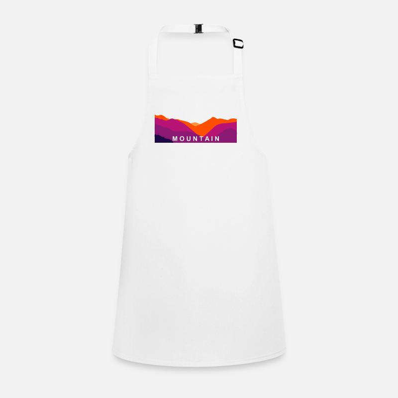 Bergsilouette Mountain Children's Apron