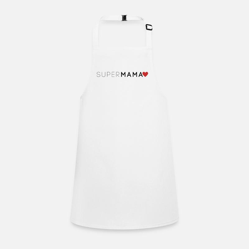 SuperMama Muttertag T-Shirt Schürze für Kinder