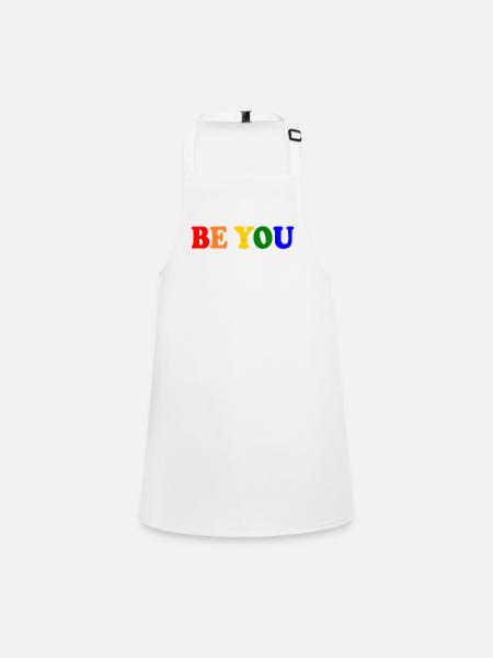 Be you - Children's Apron - white - Front