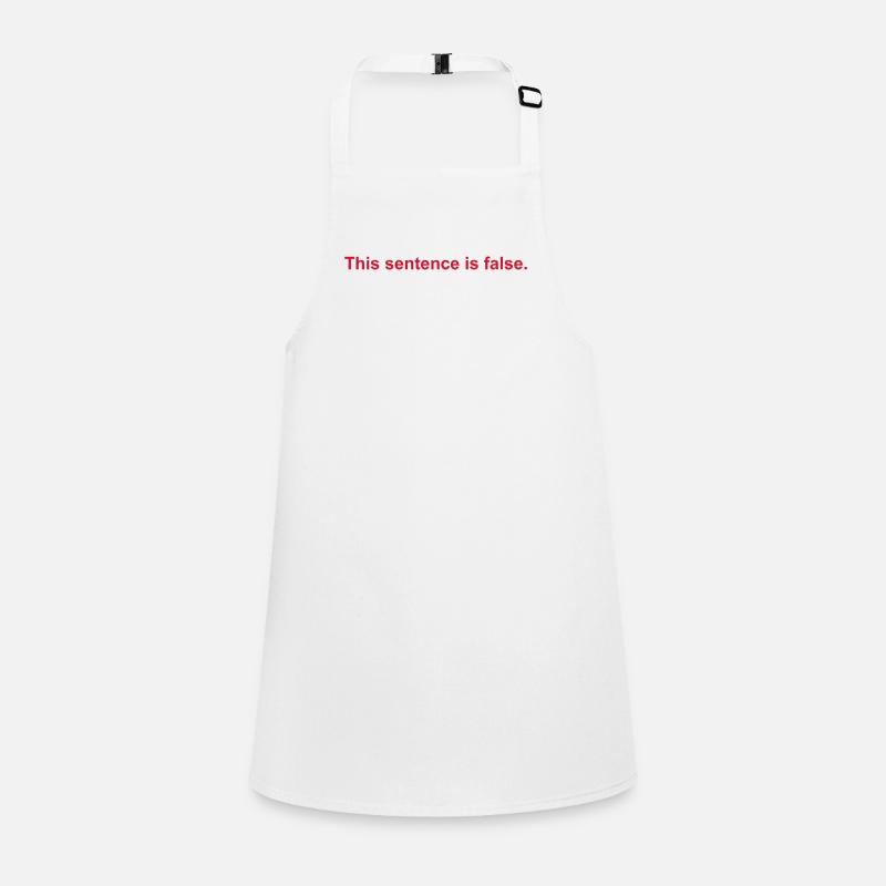 This Sentence Is False Children's Apron