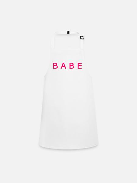 Babe - Tablier Enfant - blanc - Devant