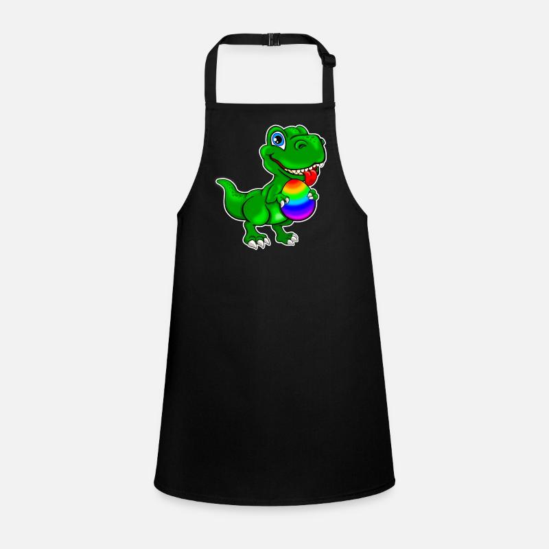 Dino with Easter egg Children's Apron