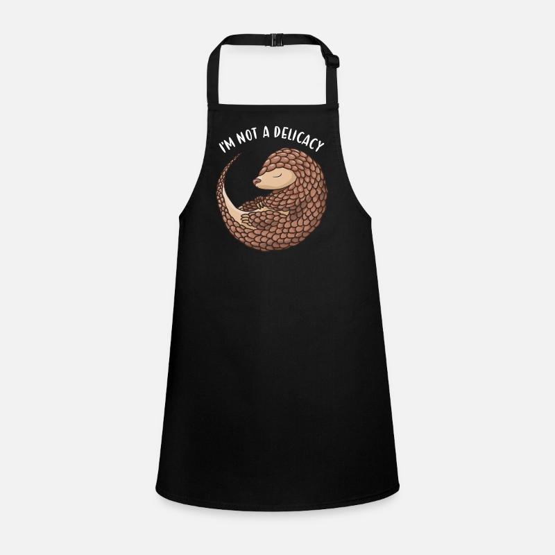 I'm Not A Delicacy Pangolin Children's Apron