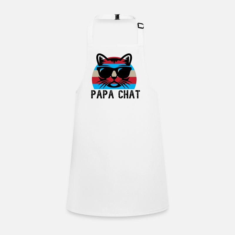 papa chat Tablier Enfant