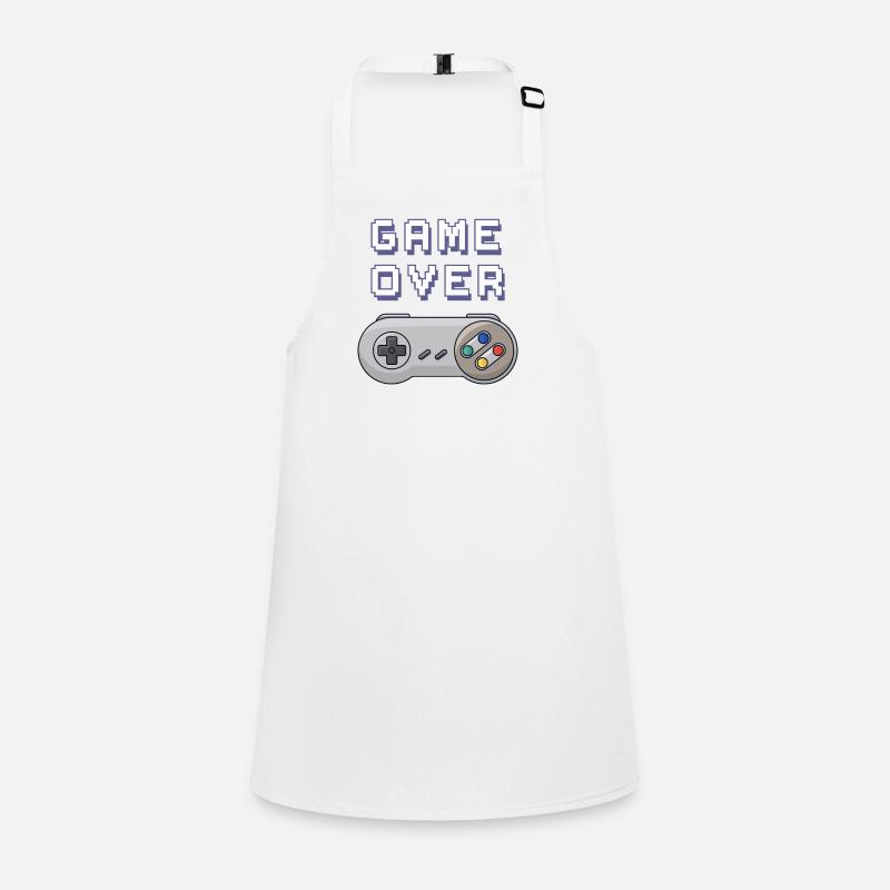 Game Over retro gaming controller Children's Apron