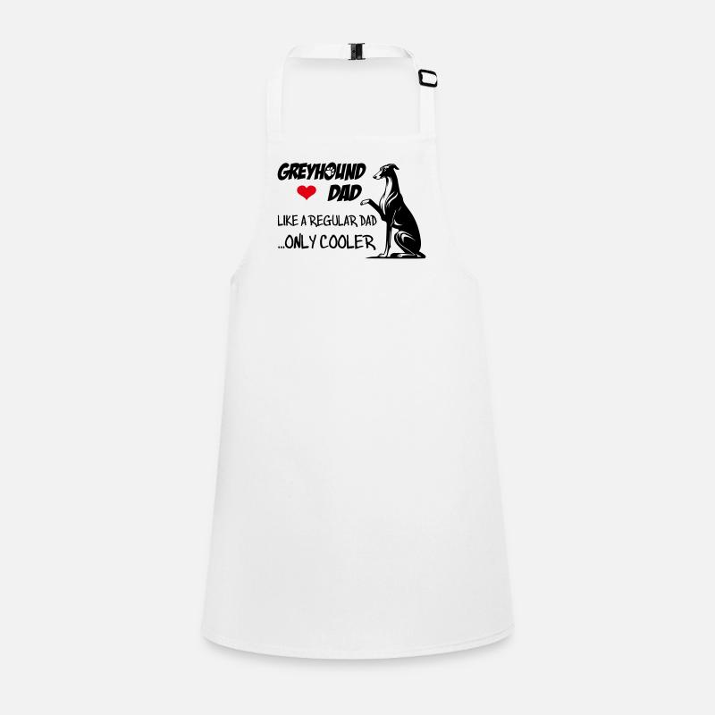 Greyhound Dad Schürze für Kinder
