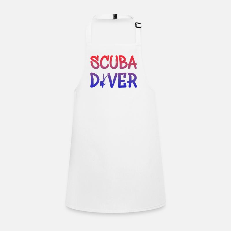 Scuba Diver Diving Schürze für Kinder