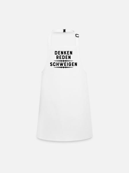 Funny sayings - Children's Apron - white - Front