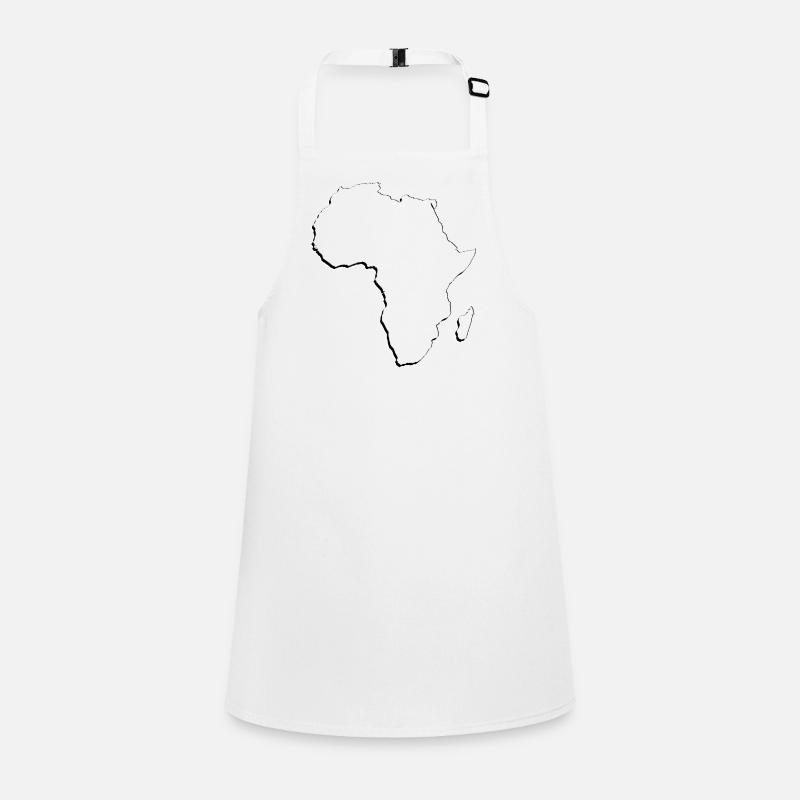 Carte de l’Afrique comme plan Tablier Enfant