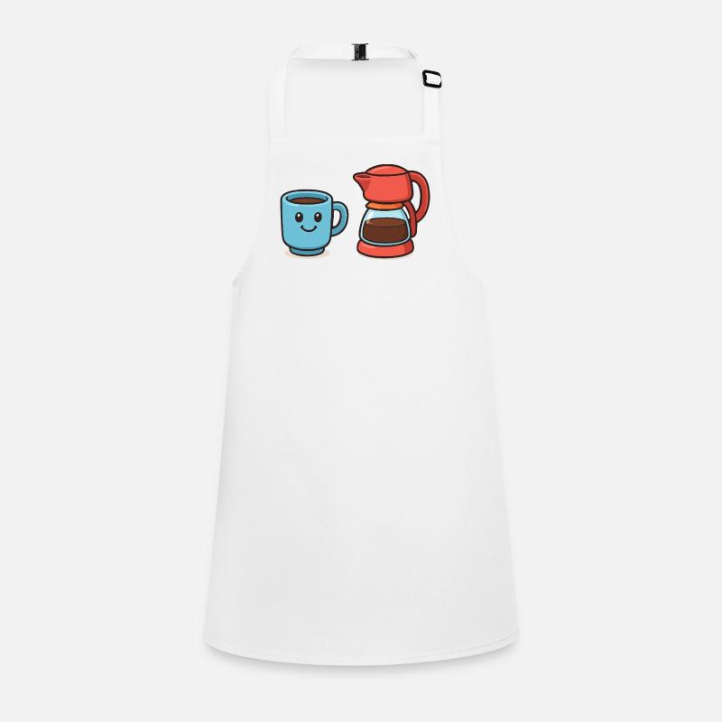 Coffee Cup Coffee Pot Children's Apron