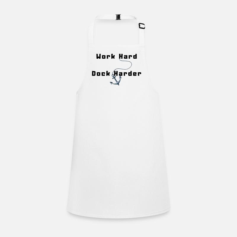 Work Hard Dock Harder Children's Apron