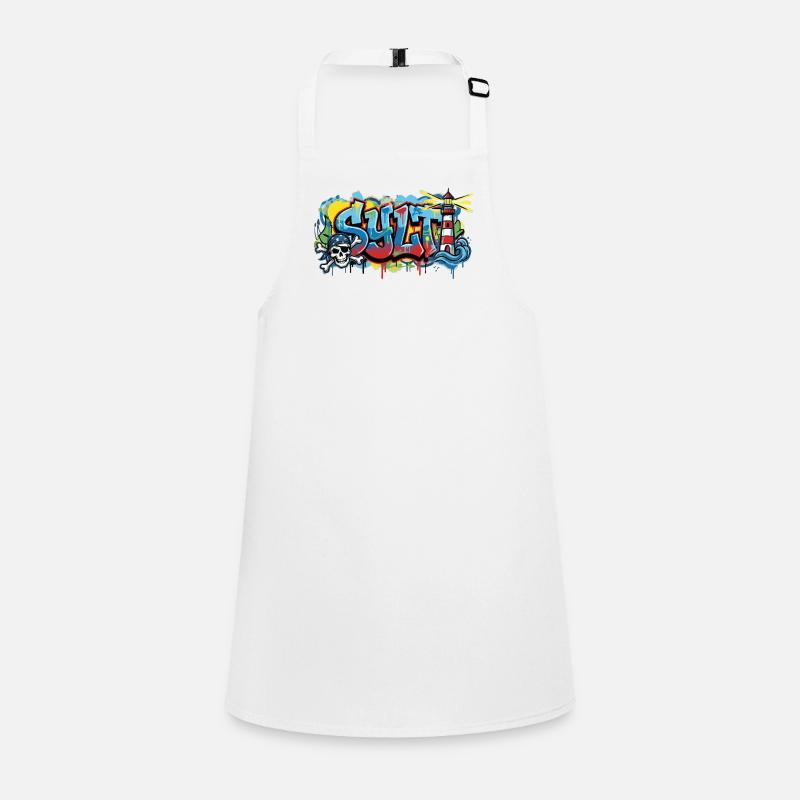Sylt Graffiti with Lighthouse Children's Apron