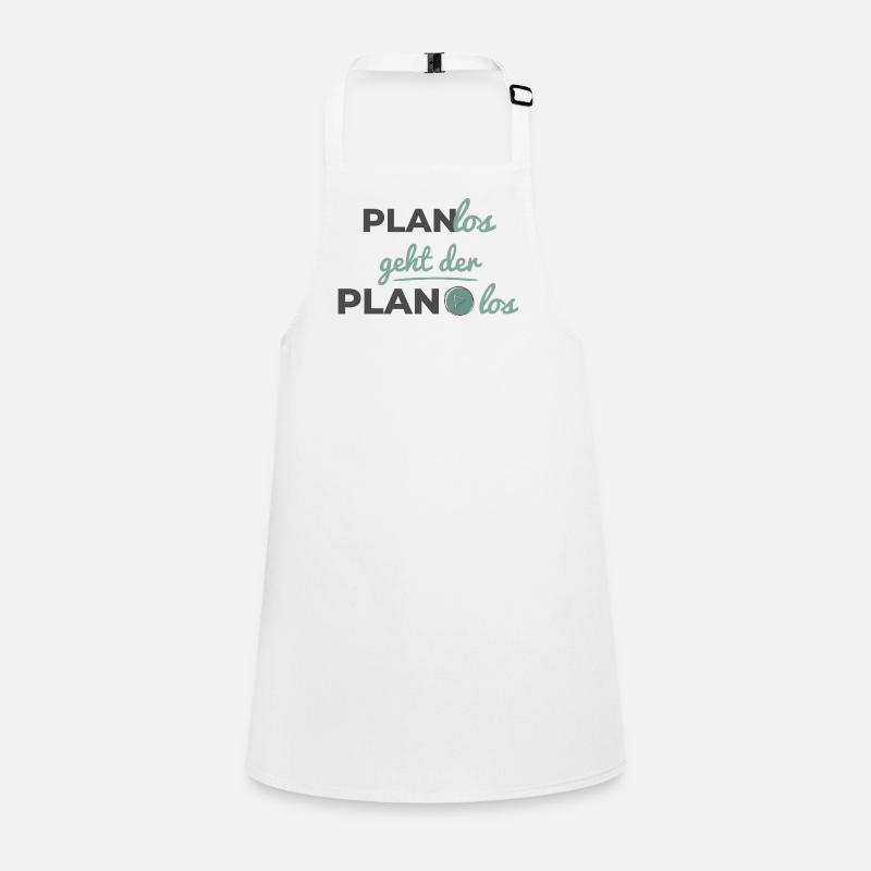 The plan starts haphazardly – Scandi Soft Typography Children's Apron