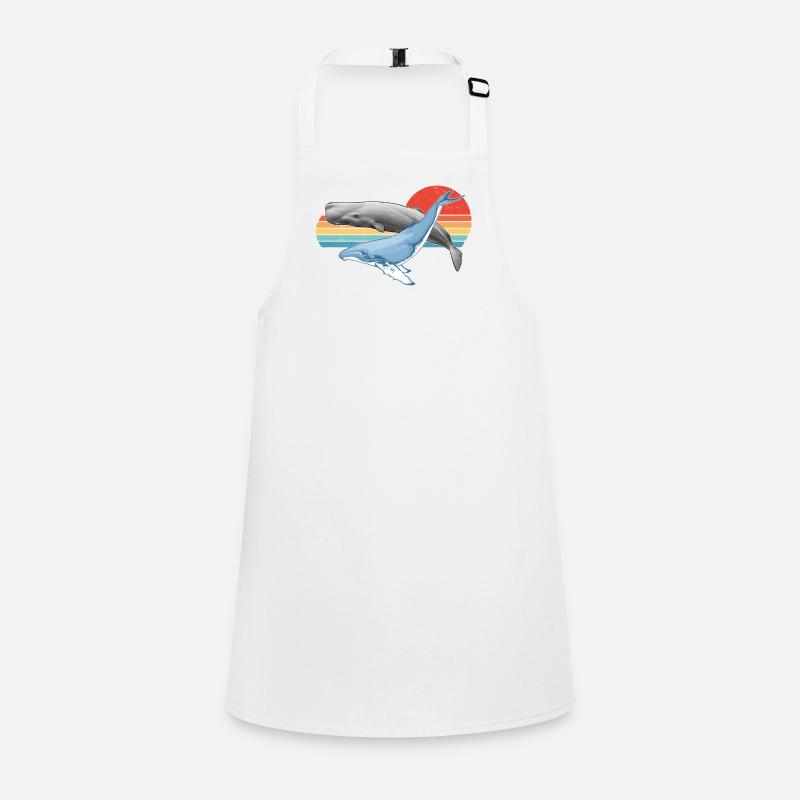 Cachalot et baleine à bosse Tablier Enfant