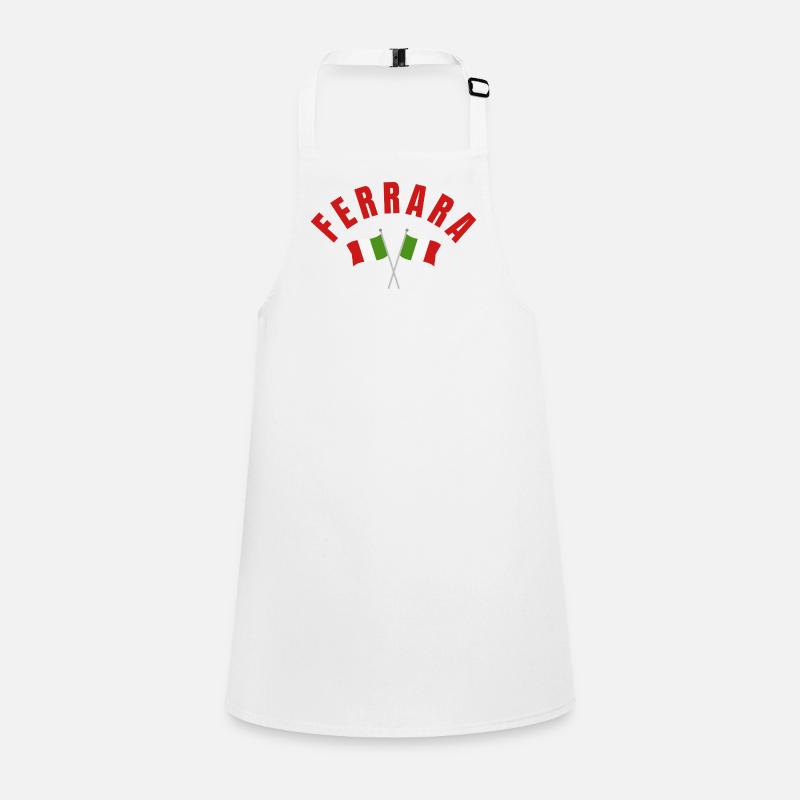 Emblem der Ferrara-Italien-Flaggen Schürze für Kinder