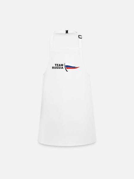 Team Russia - Schürze für Kinder - Weiß