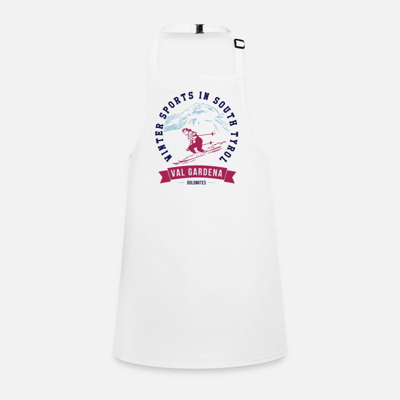VAL GARDENA - Children's Apron - white