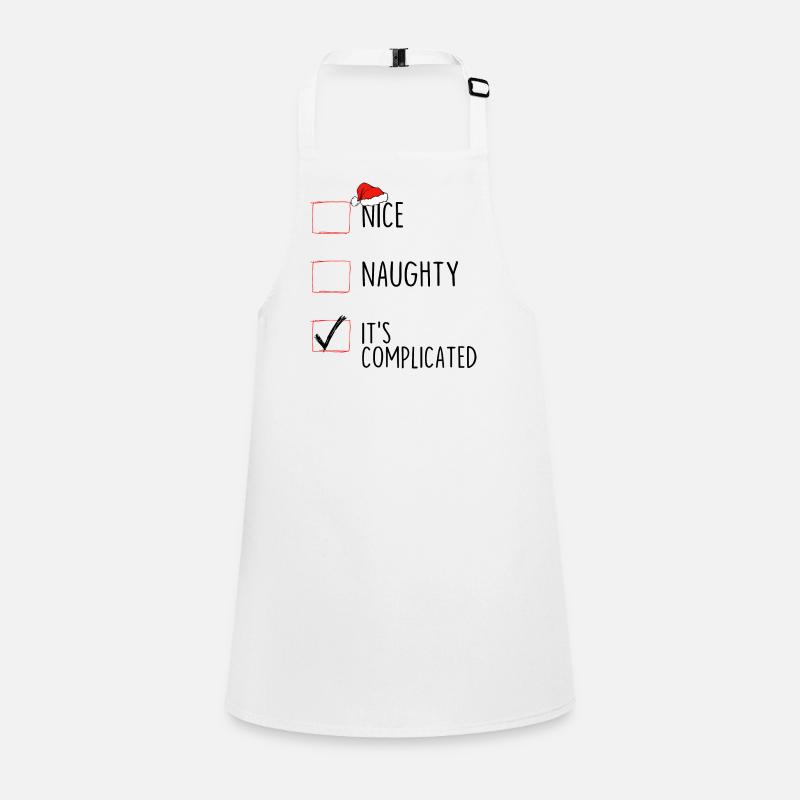 Nice Naughty It's Complicated Children's Apron