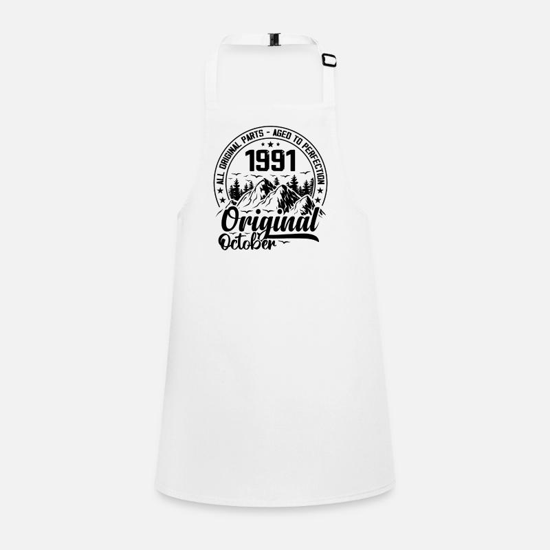 1991 octobre Original : 33 Ans cadeau Anniversaire Tablier Enfant