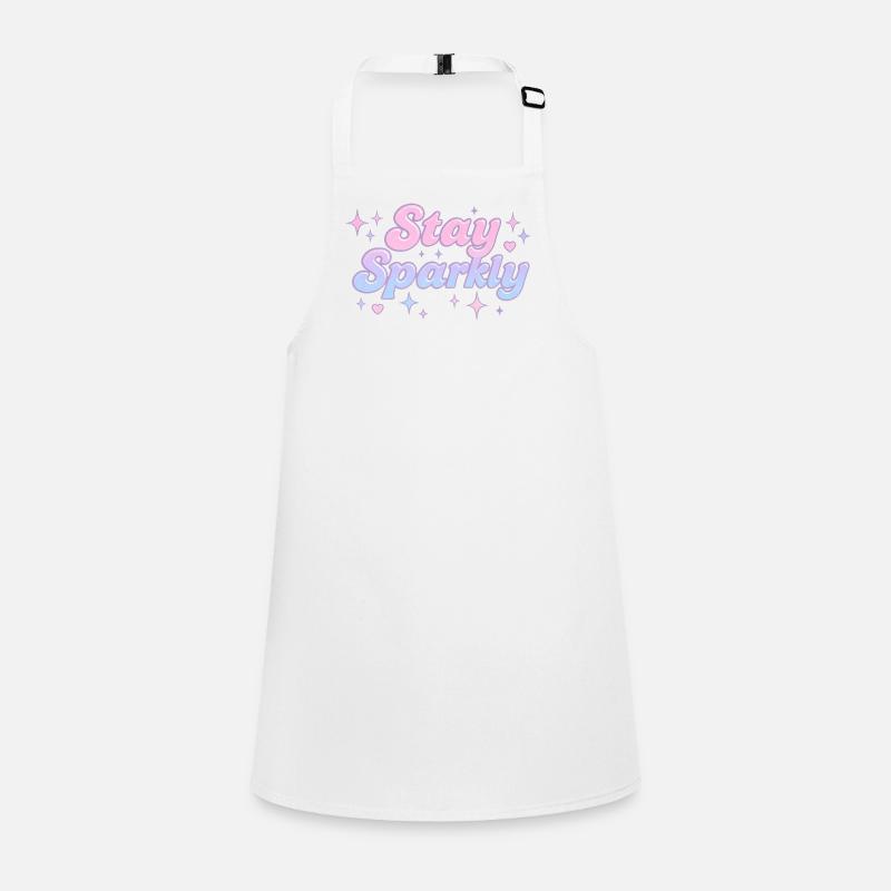 Stay Sparkly / Y2K Design Children's Apron