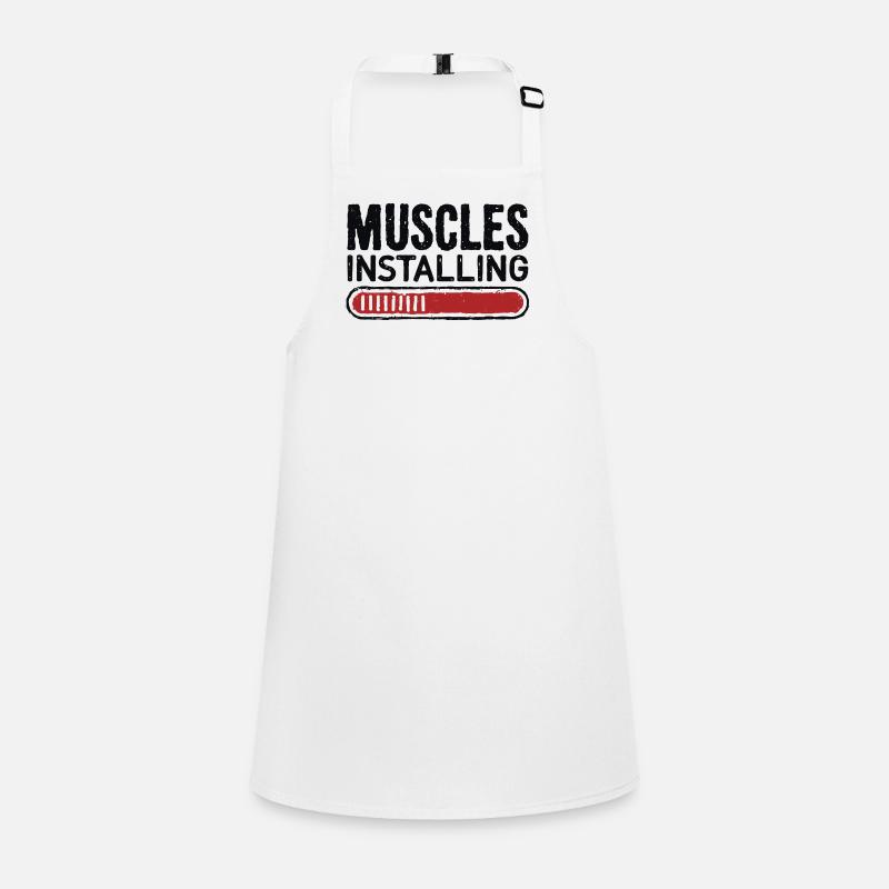 Installation des muscles Tablier Enfant