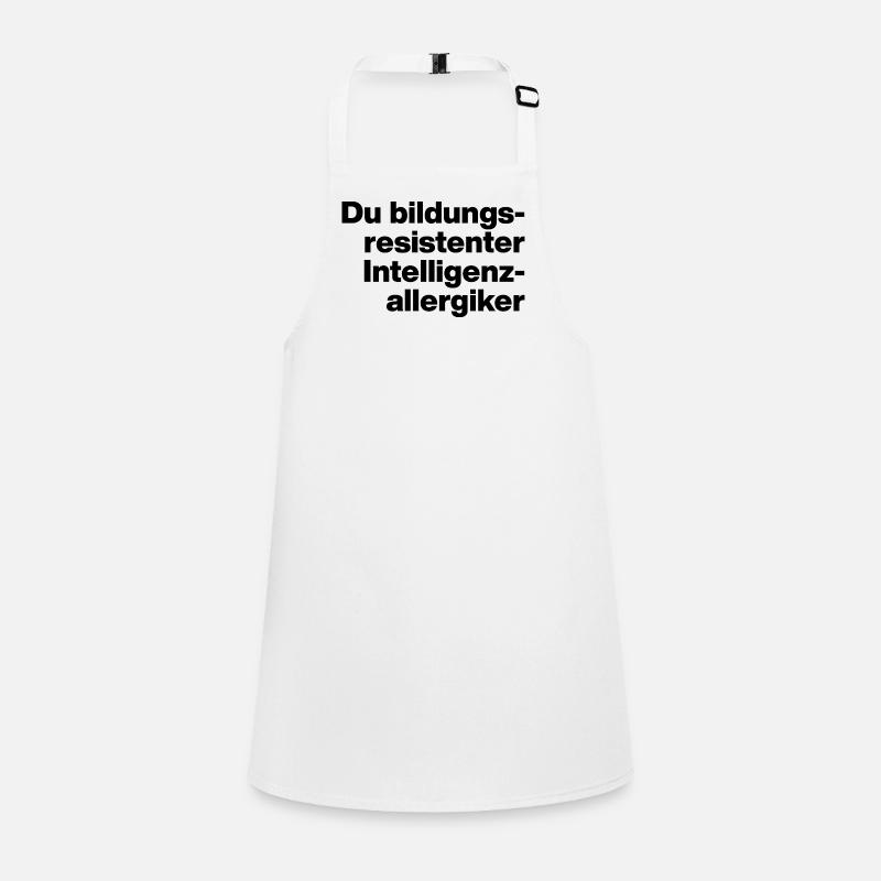 YOU EDUCATION-RESISTANT INTELLIGENCE ALLERGY SUFFERER. Children's Apron