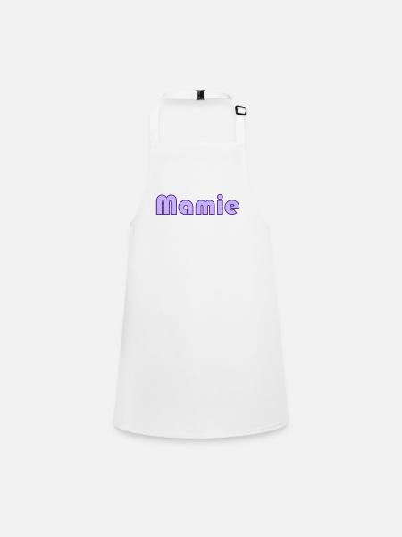 GRANNY. MOM. MOTHER's DAY. HAPPY MOTHER'S BIRTHDAY - Children's Apron - white - Front